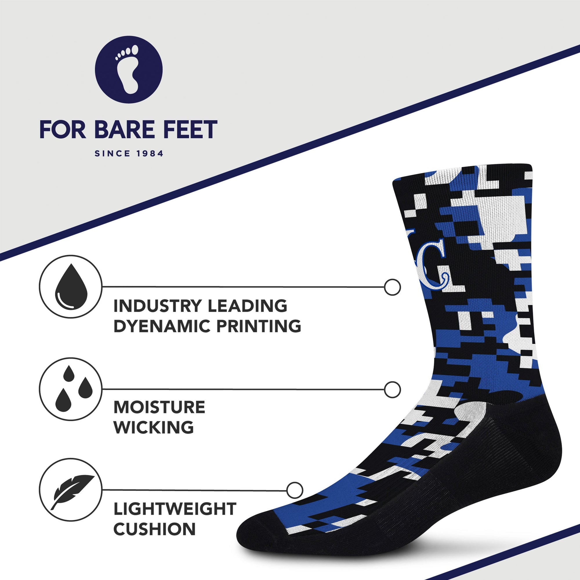 Kansas City Royals Digi Socks