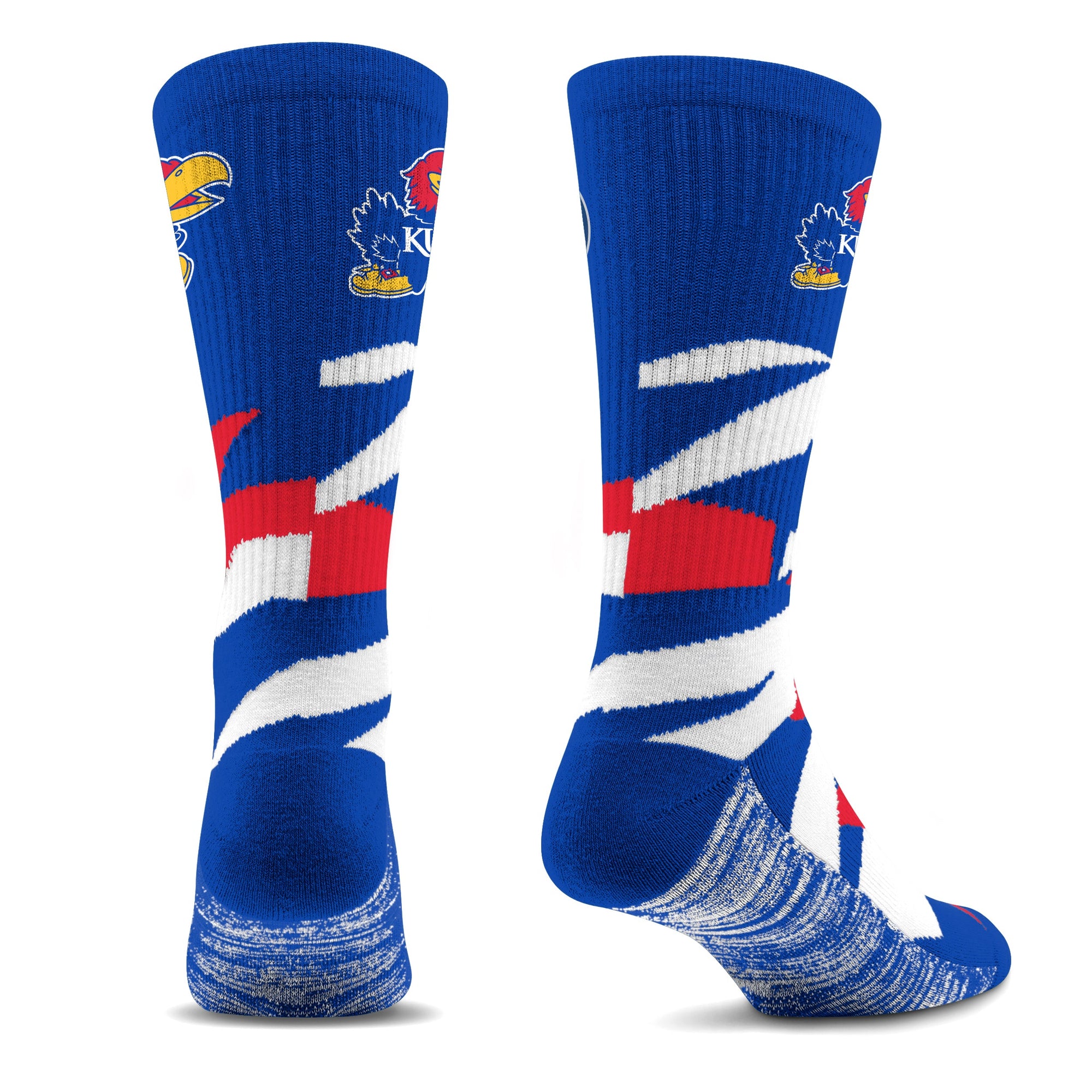 Kansas Jayhawks Breakout Premium Crew Socks