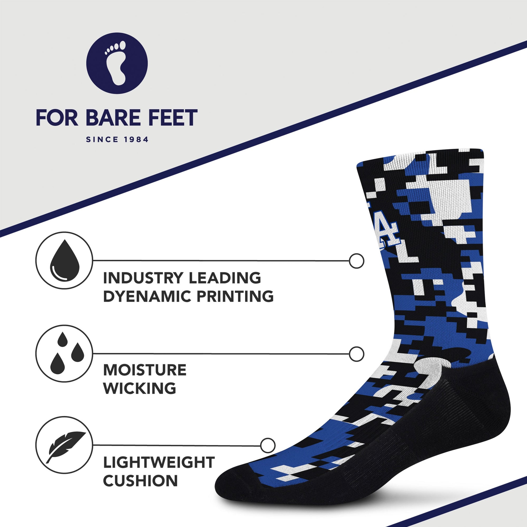 Los Angeles Dodgers Digi Socks