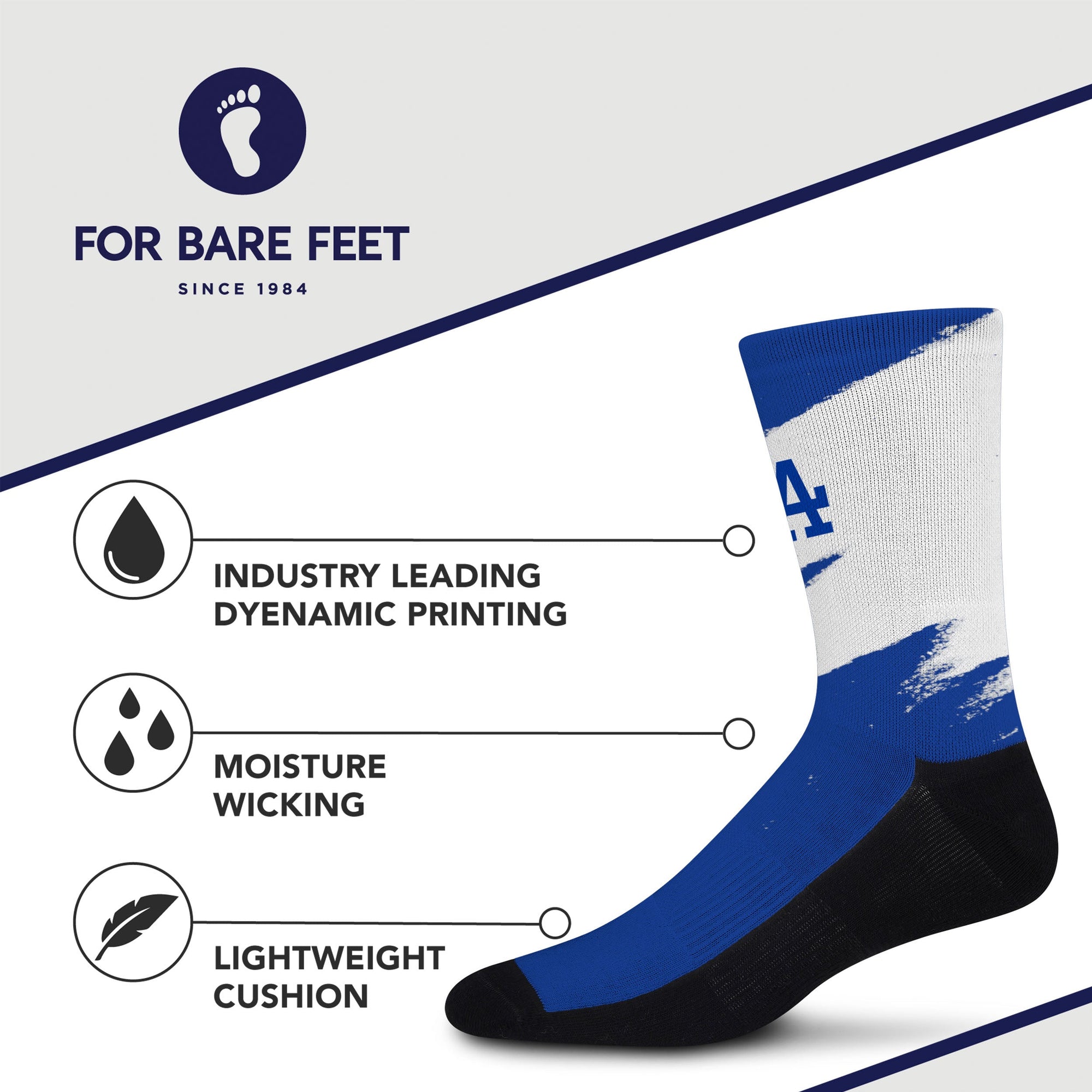 Los Angeles Dodgers Tear It Up Socks