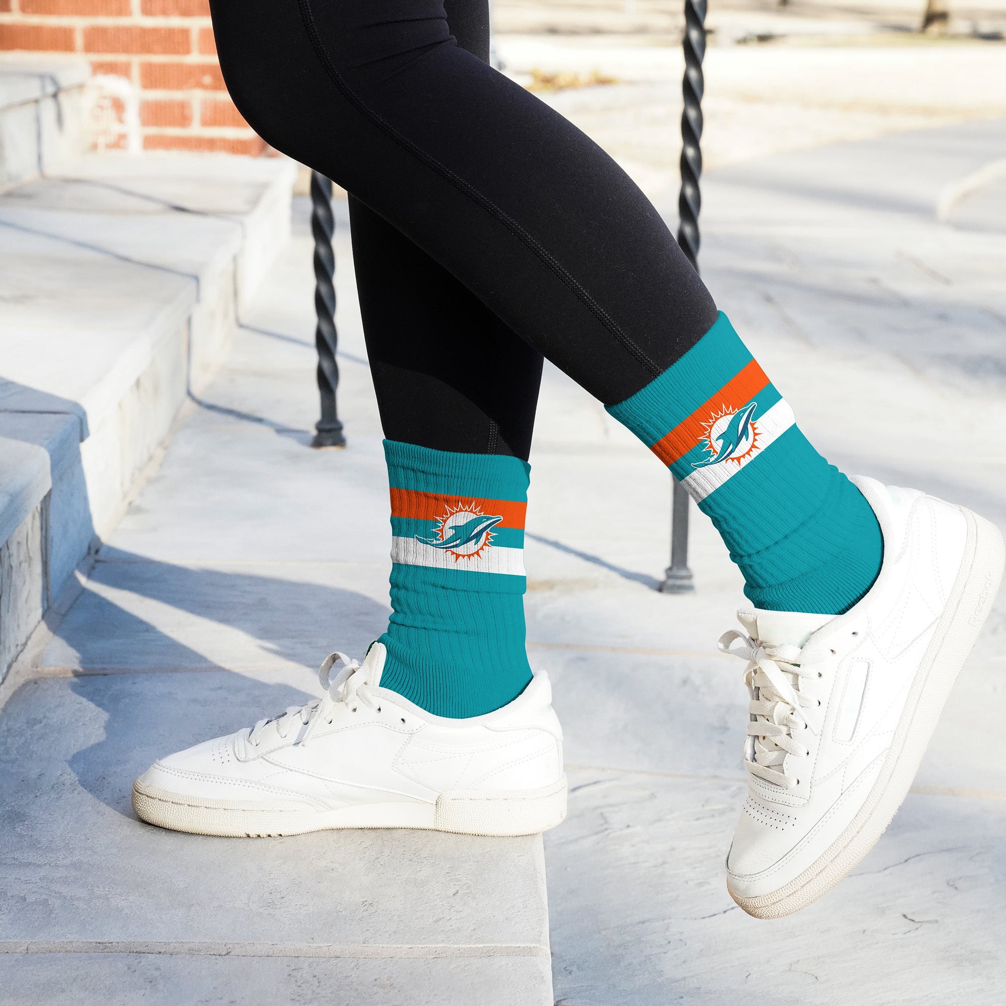 Miami Dolphins Legend Premium Crew Socks