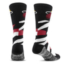 Miami Heat Breakout Premium Crew Socks