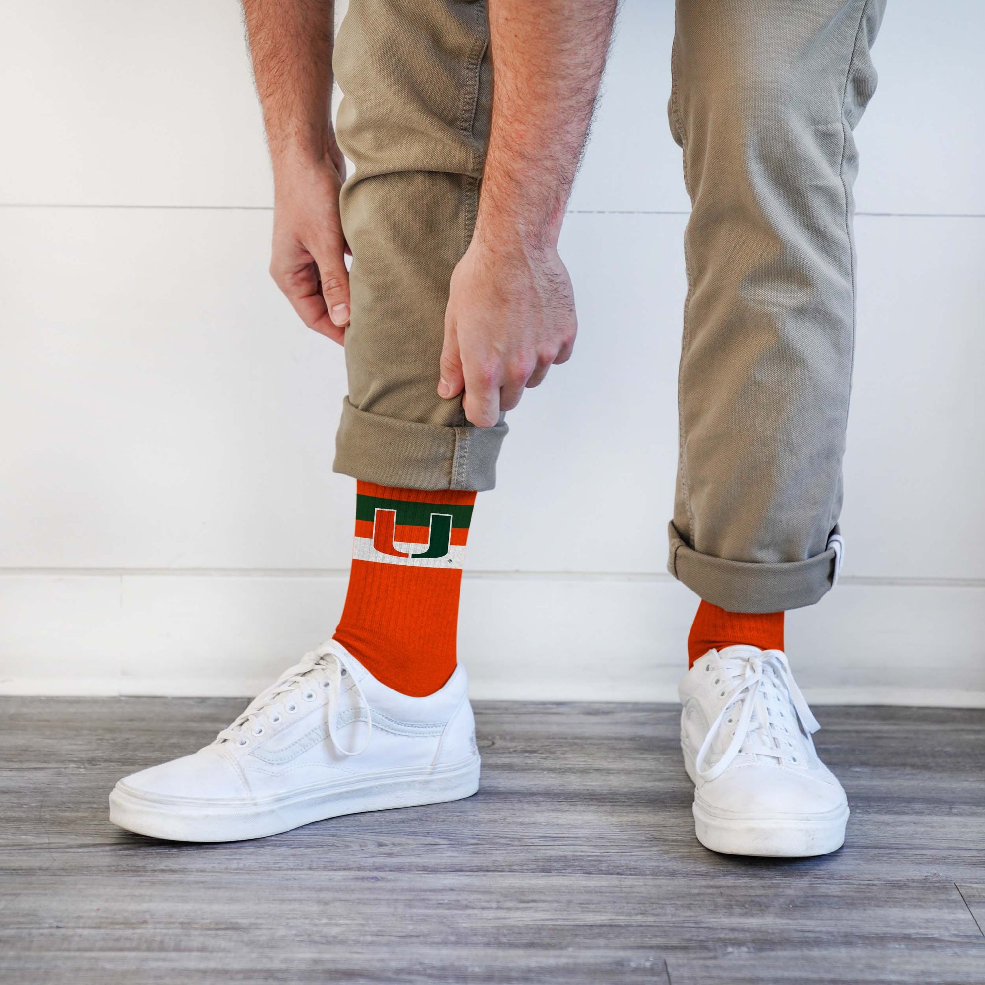 Miami Hurricanes Legend Premium Crew Socks