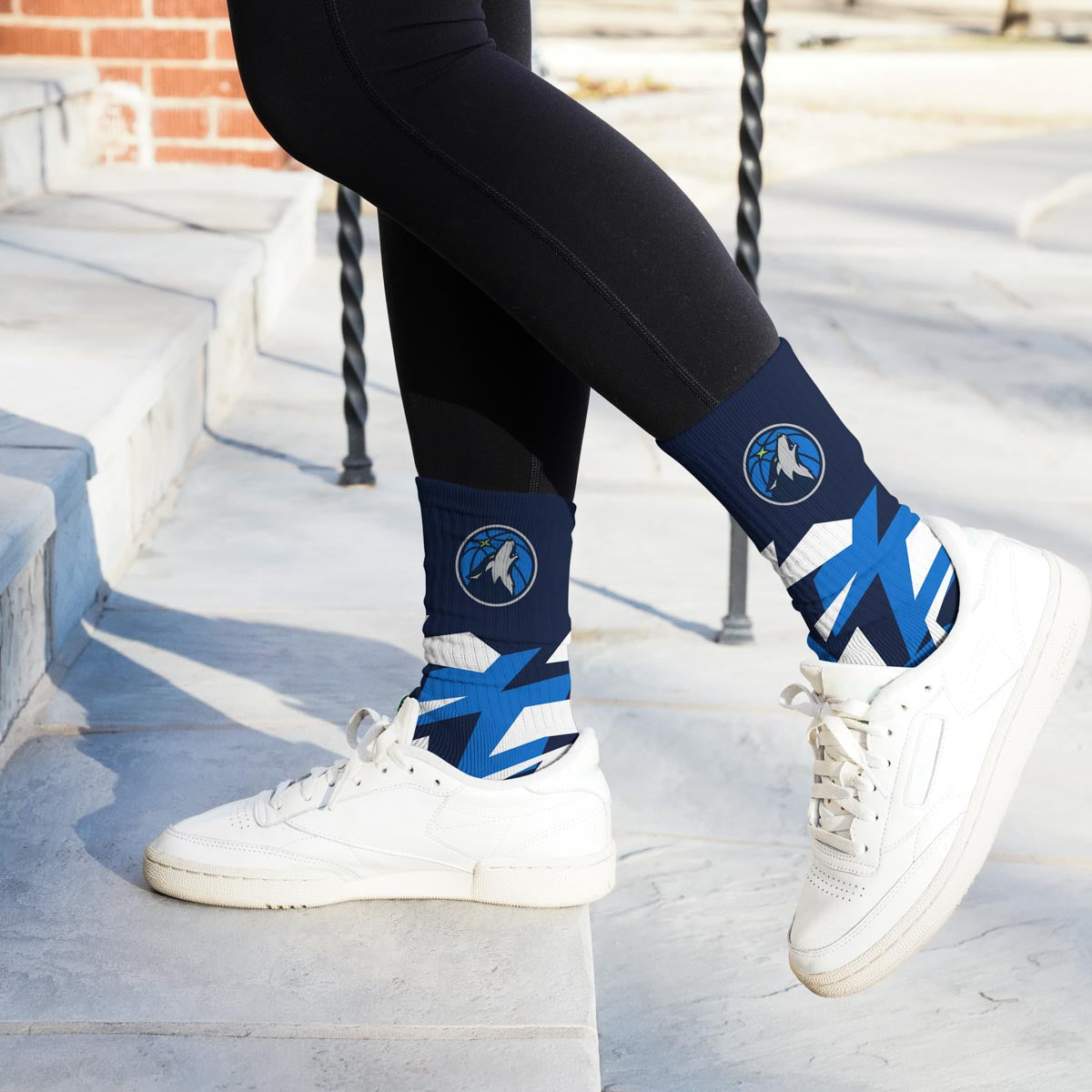 Minnesota Timberwolves Breakout Premium Crew Socks