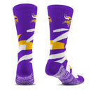 Minnesota Vikings Breakout Premium Crew Socks