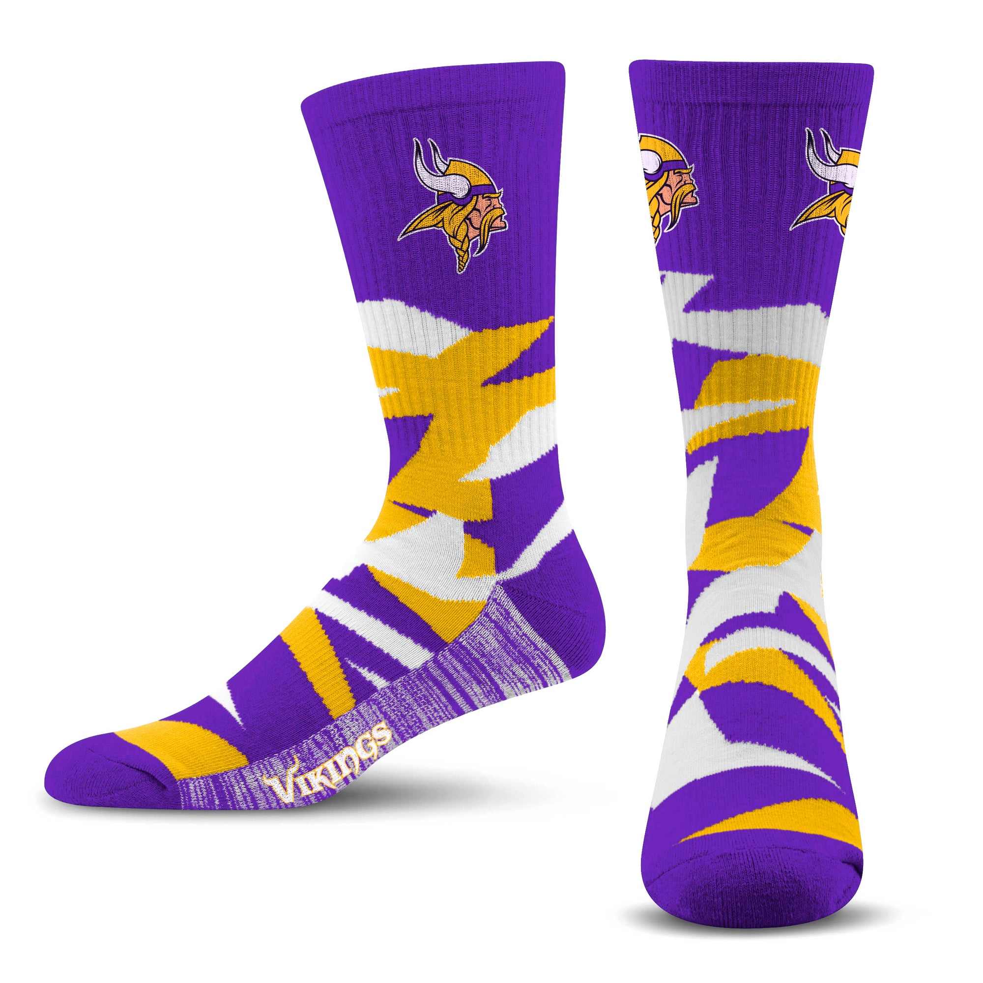 Minnesota Vikings Breakout Premium Crew Socks