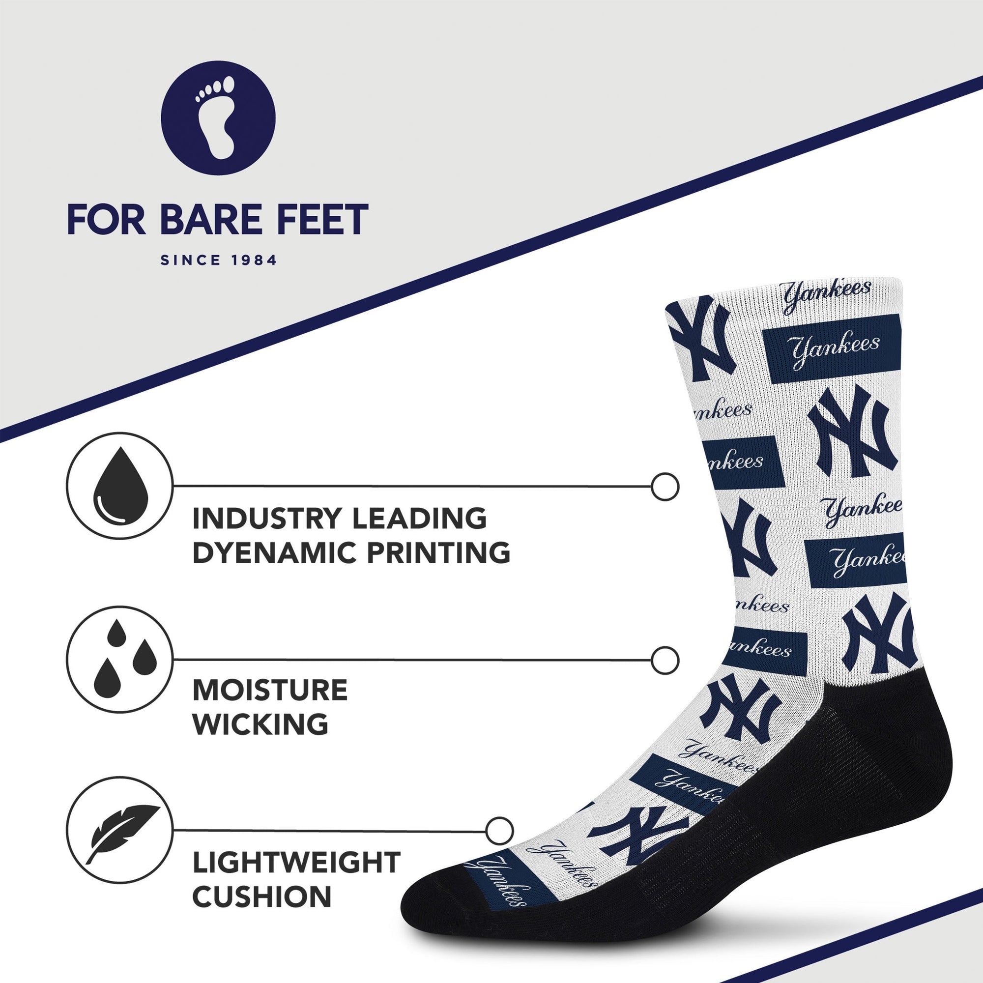 New York Yankees Poster Print Socks