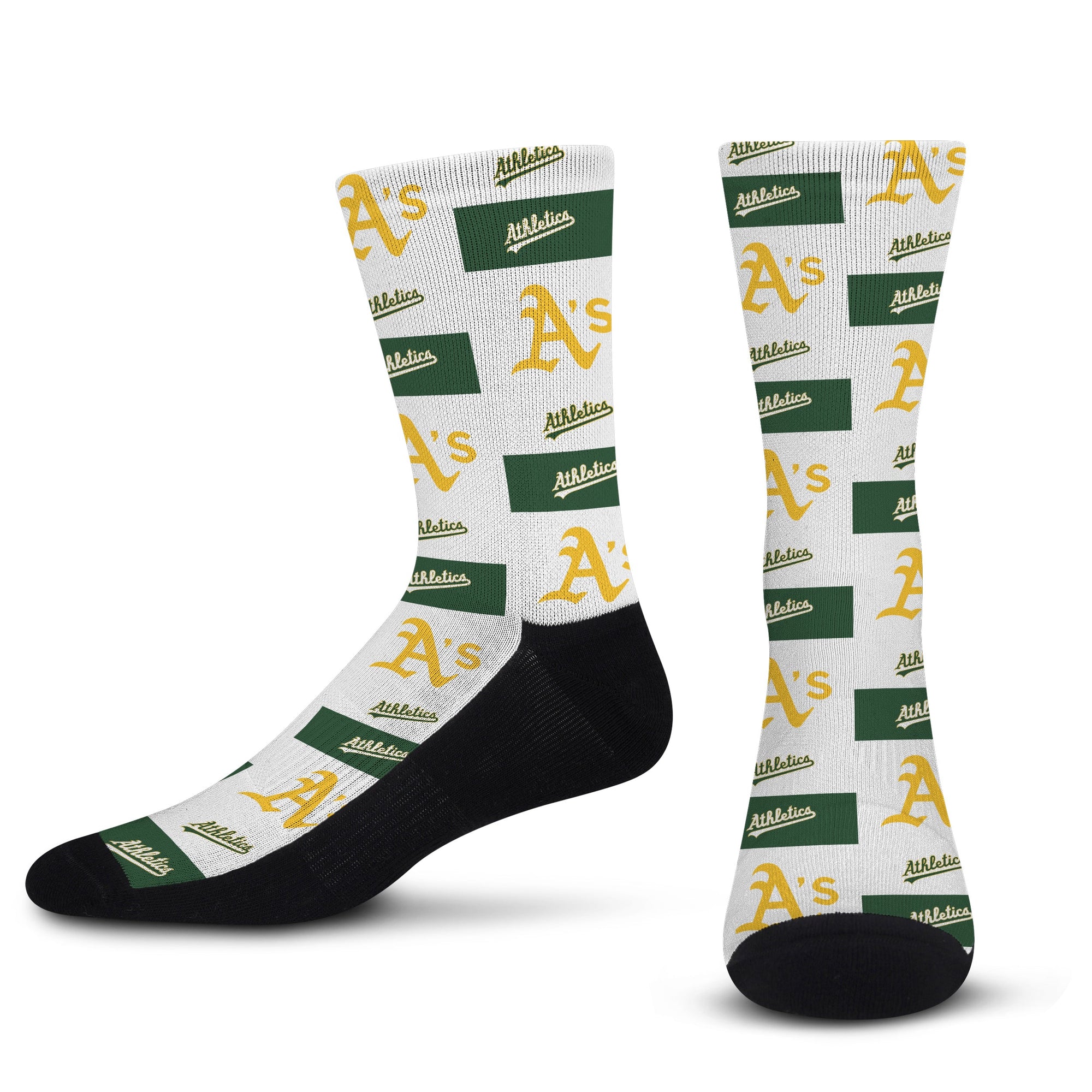 Oakland Athletics Poster Print Socks