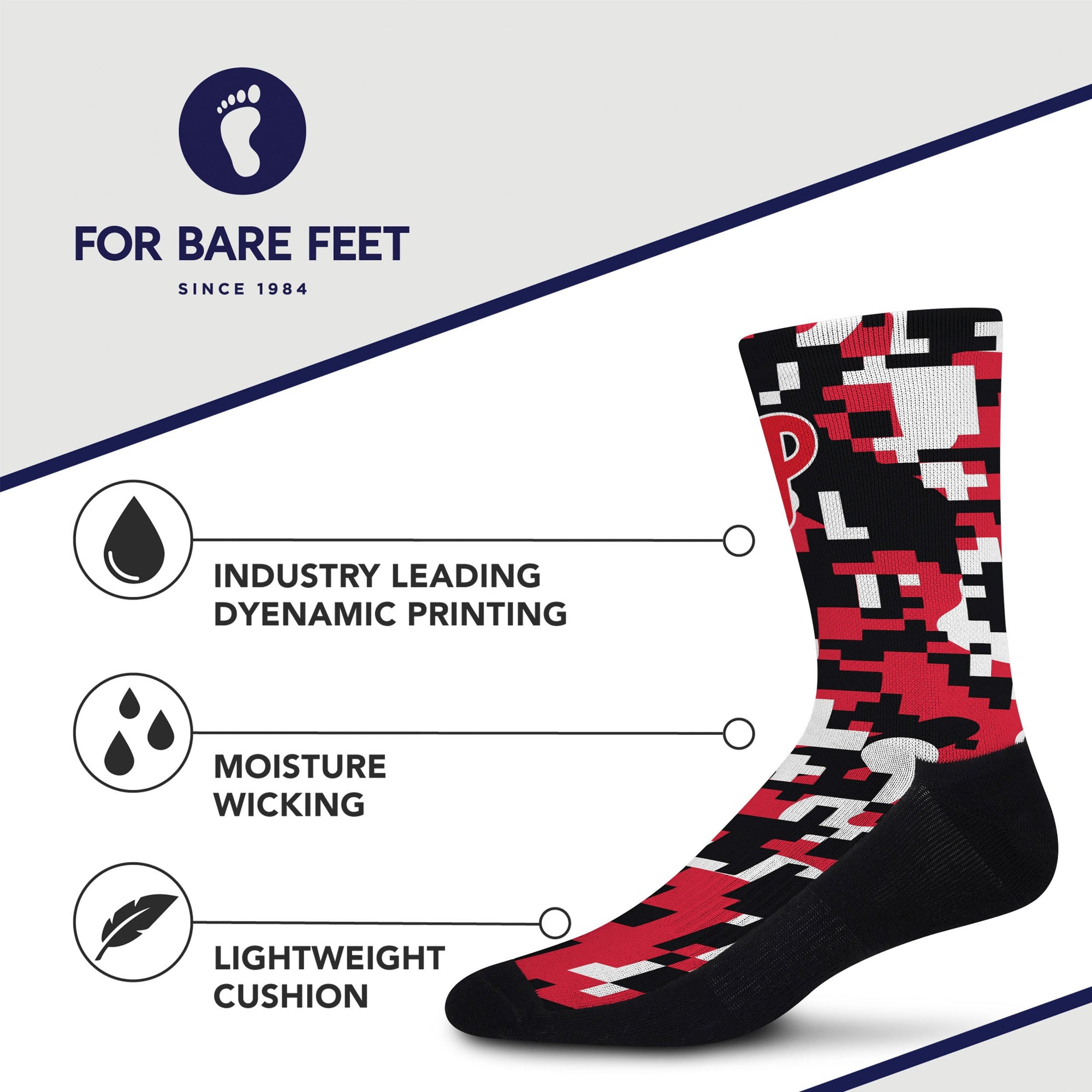Philadelphia Phillies Digi Socks