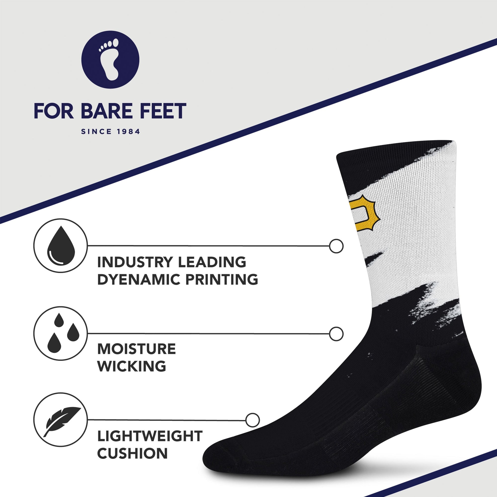 Pittsburgh Pirates Tear It Up Socks