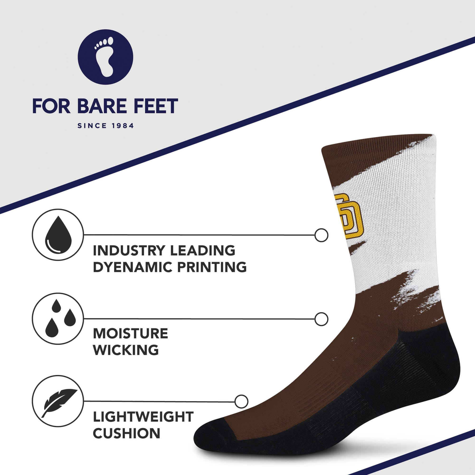 San Diego Padres Tear It Up Socks