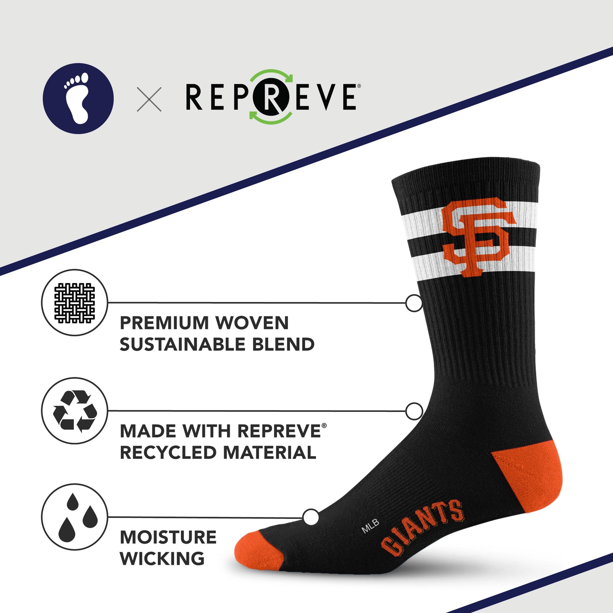 San Francisco Giants Legend Premium Crew Socks