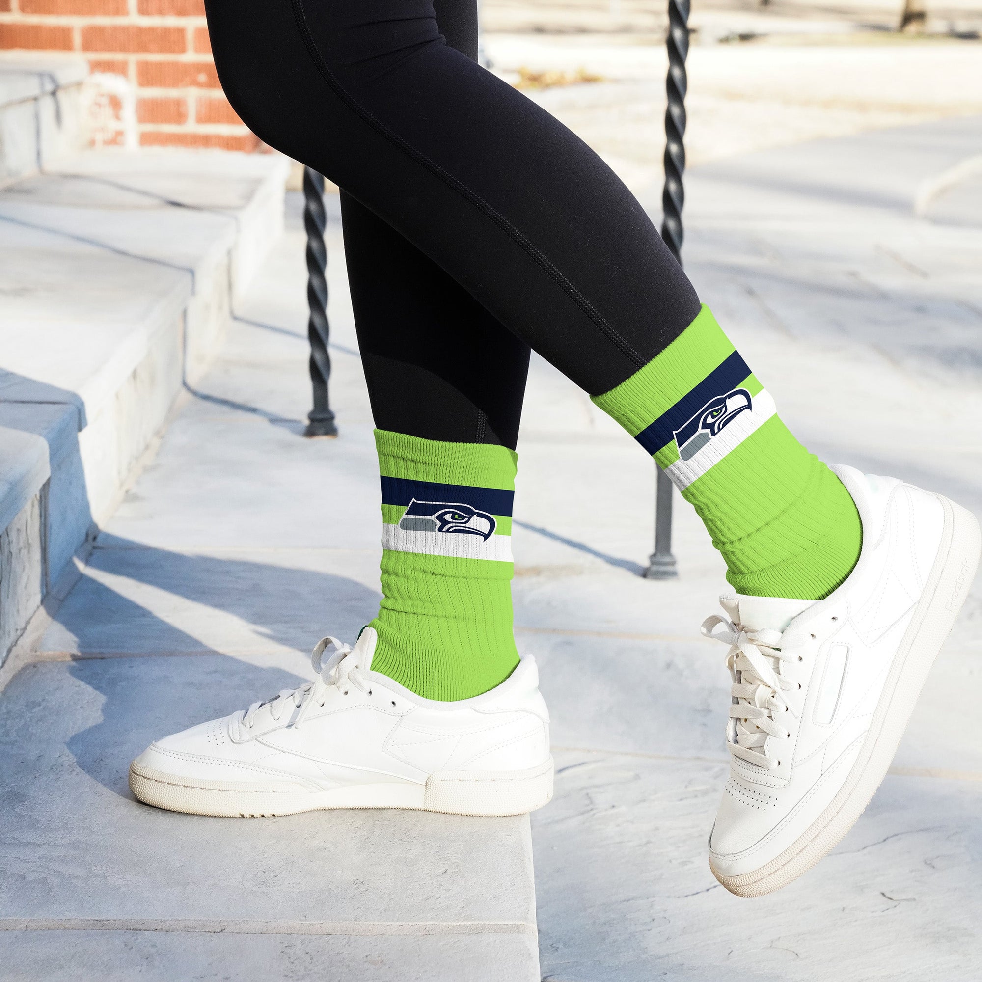 Seattle Seahawks Legend Premium Crew Socks