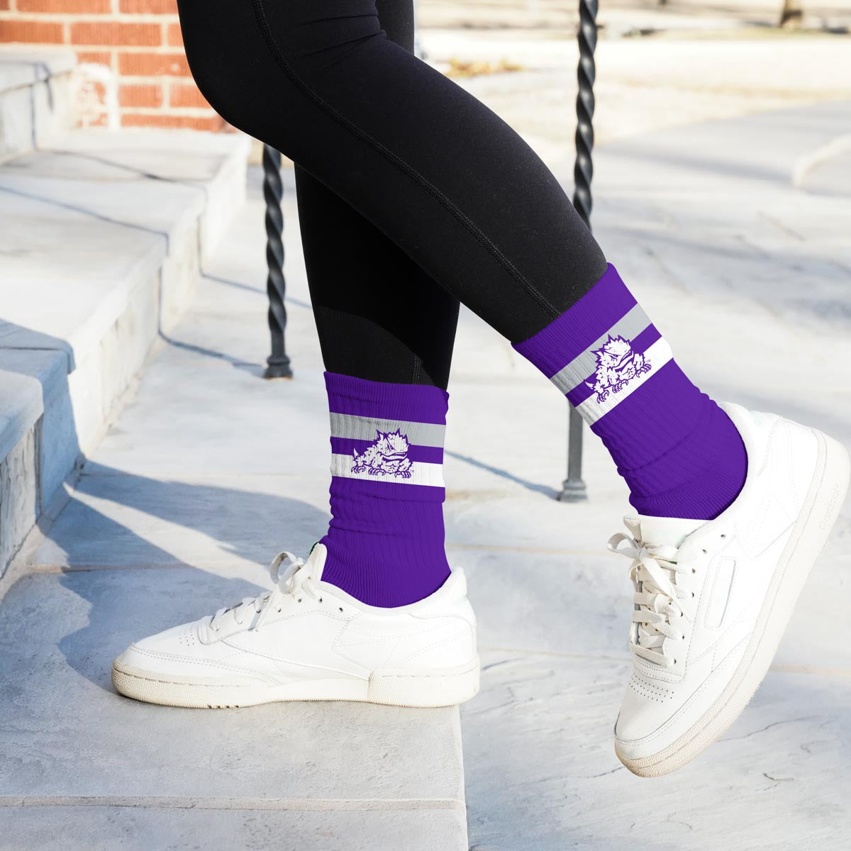 TCU Horned Frogs Legend Premium Crew Socks