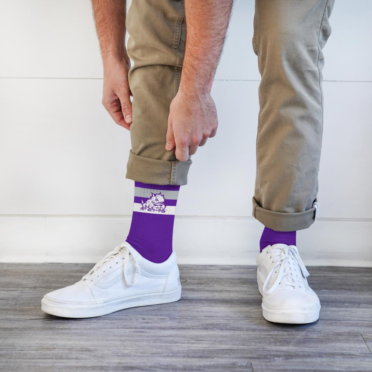 TCU Horned Frogs Legend Premium Crew Socks