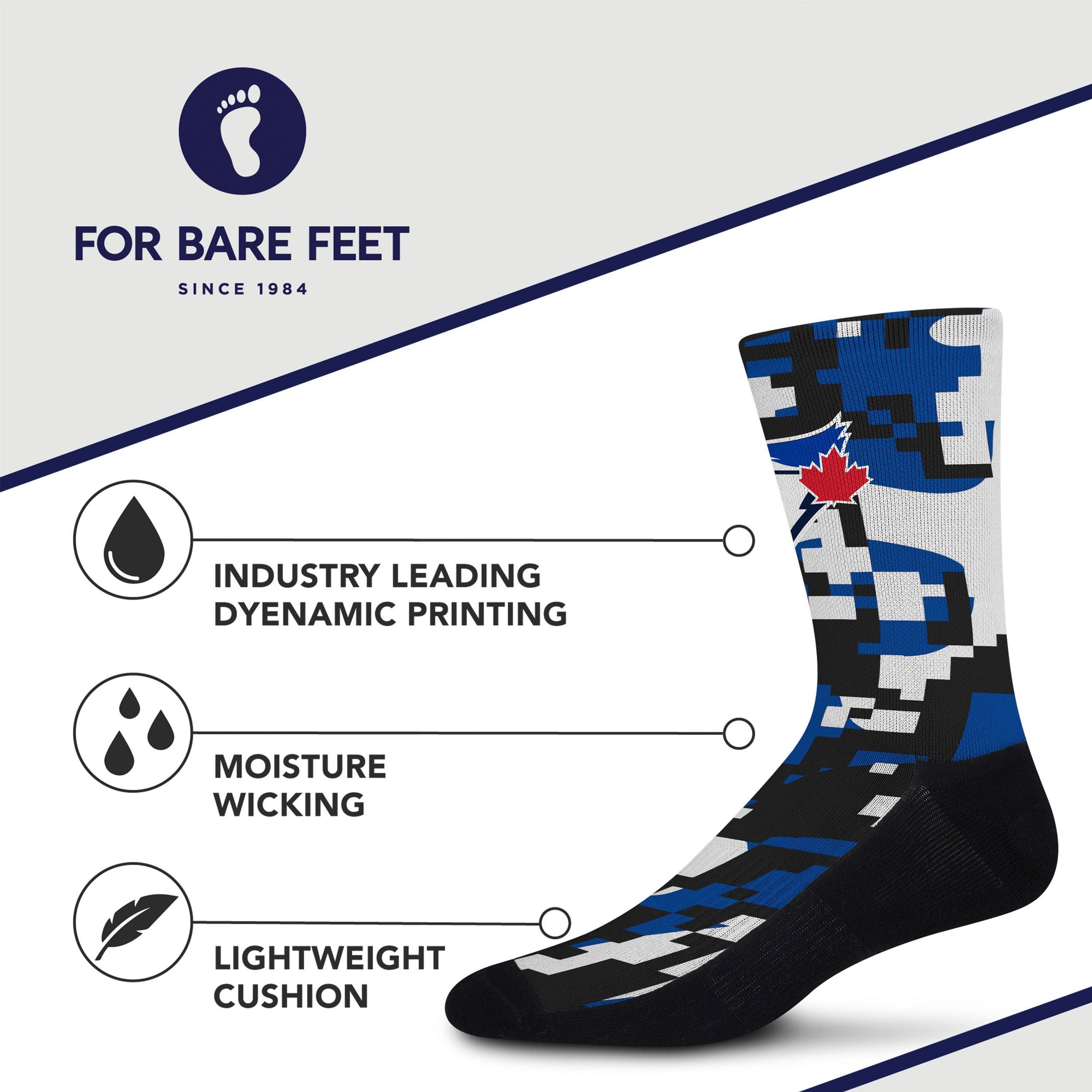 Toronto Blue Jays Digi Socks