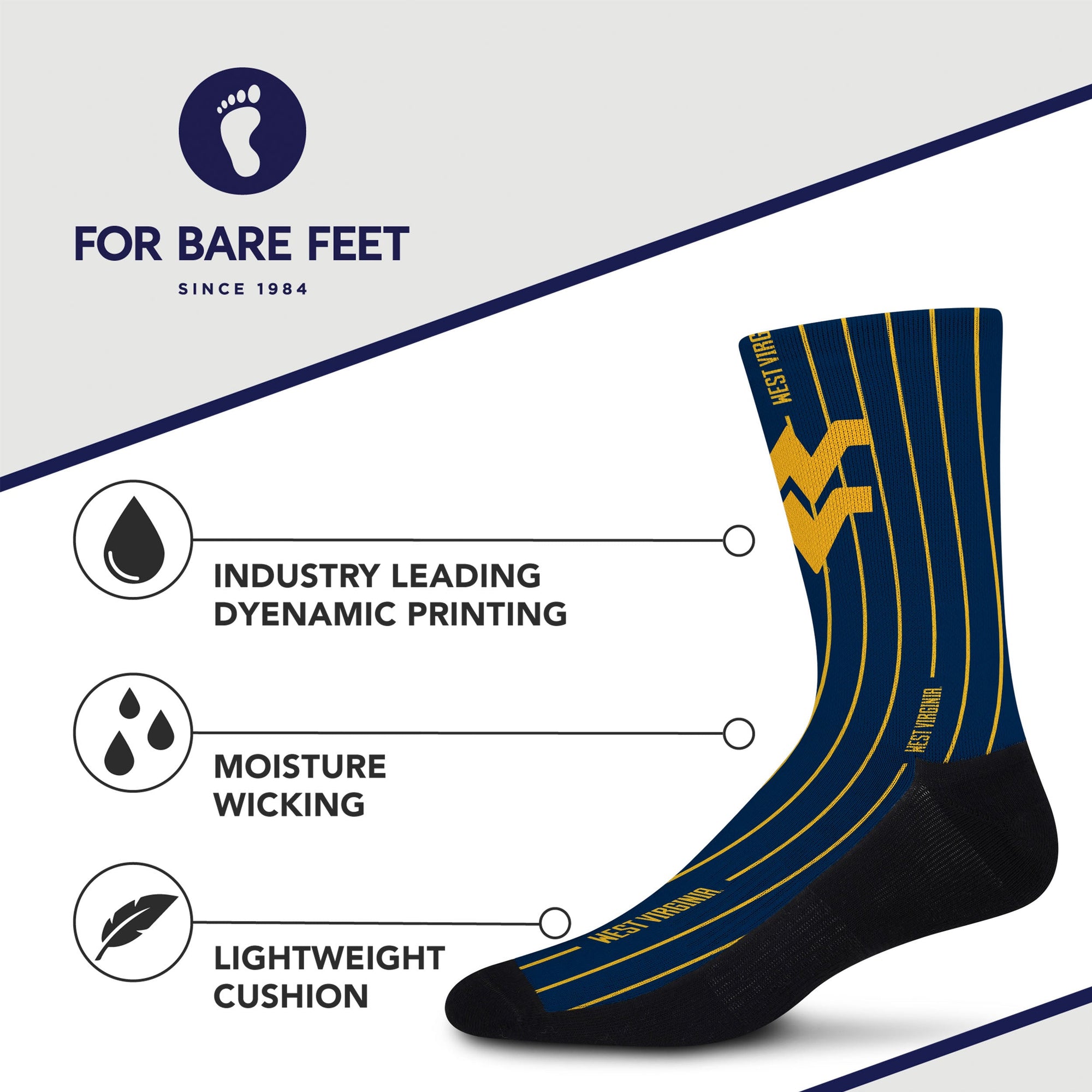 West Virginia Mountaineers Pinstripe