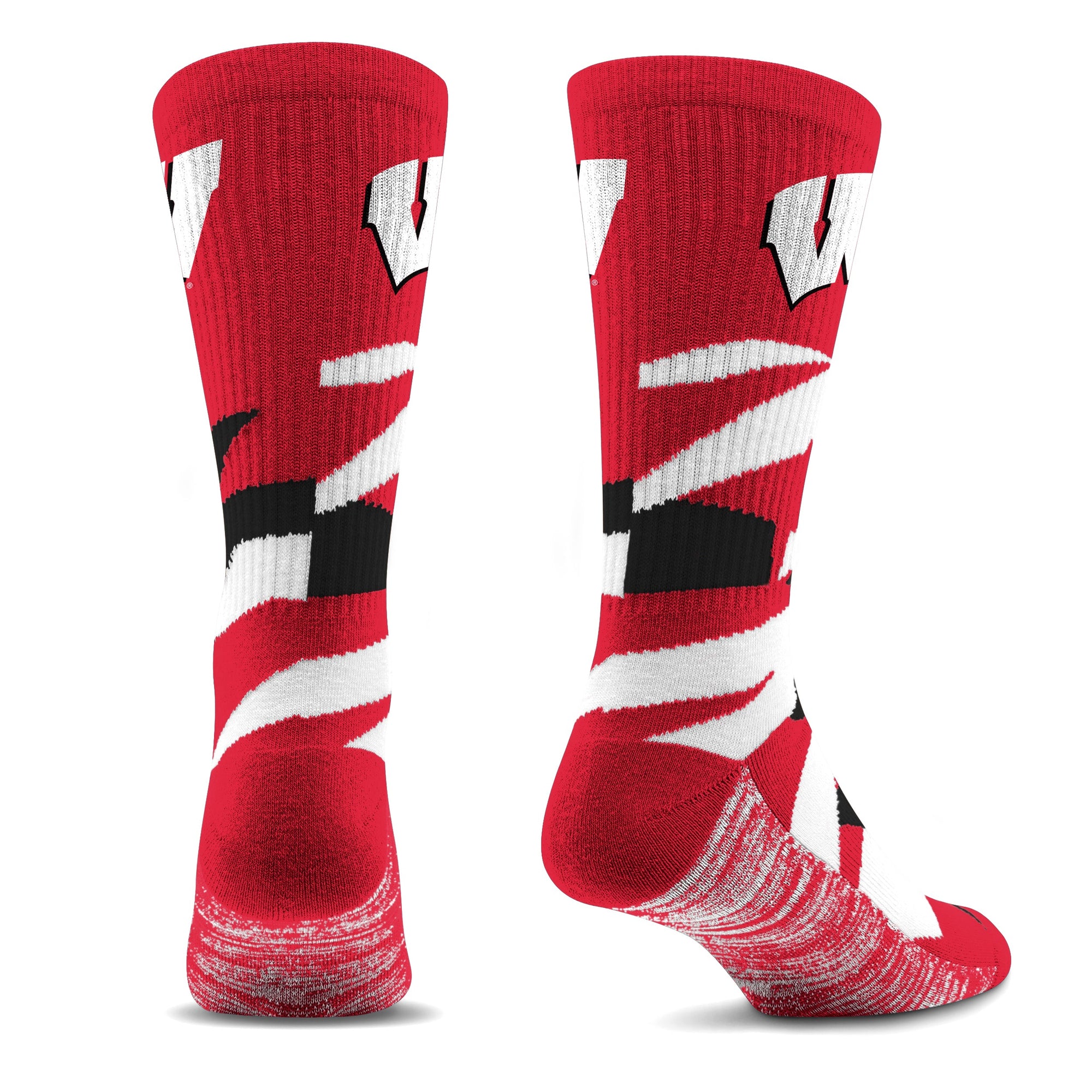 Wisconsin Badgers Breakout Premium Crew Socks