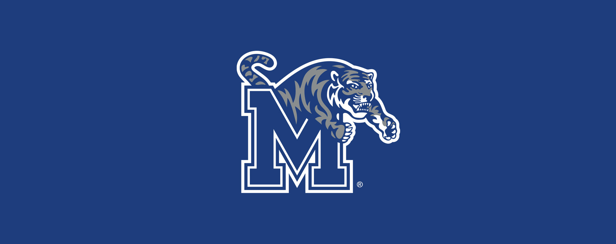 Memphis Tigers: Dual Logo, Striped M - Cork Note Board
