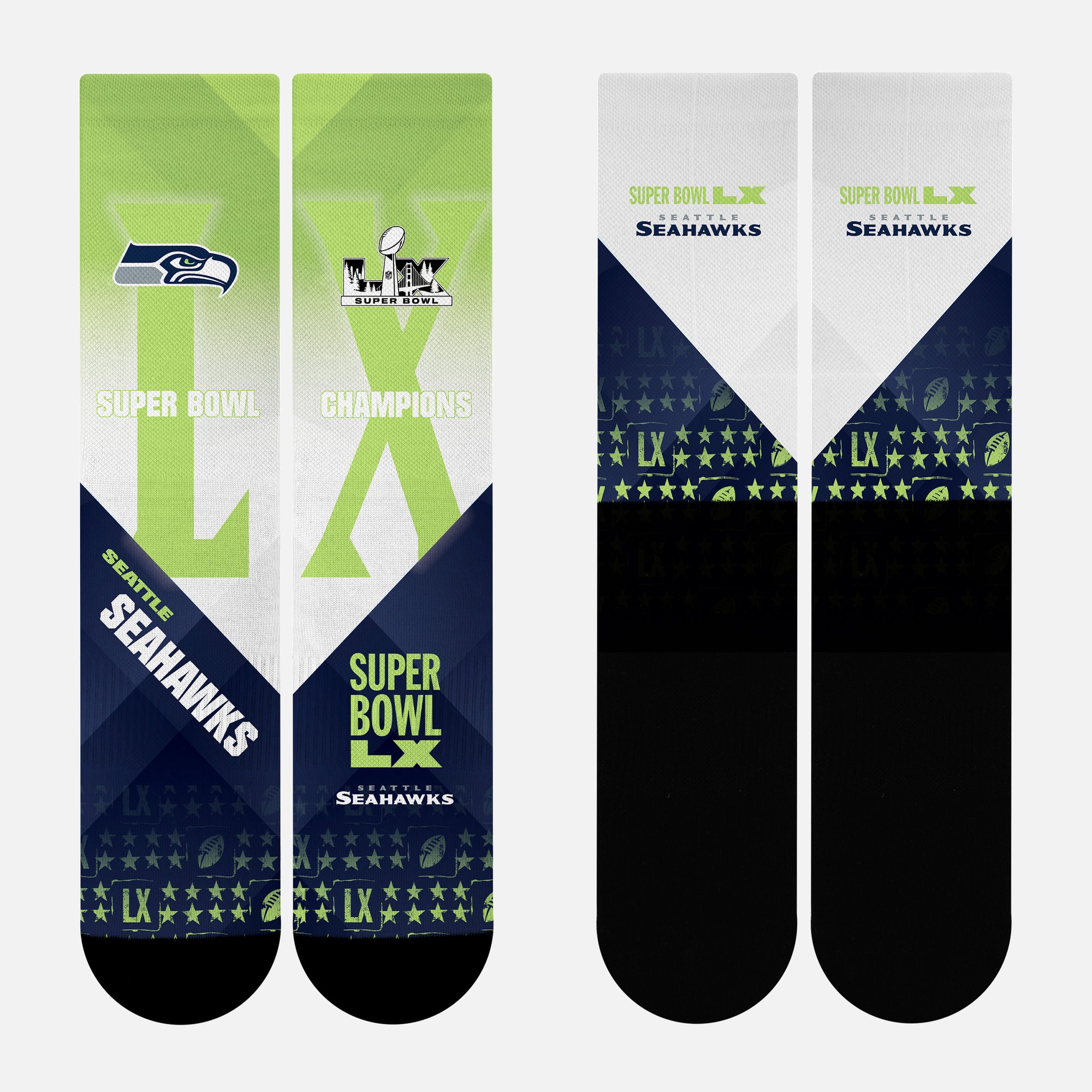 Seattle Seahawks LX Super Bowl Champs Diagonal