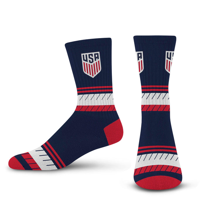 USA Soccer Socks For Girls & Boys, Paint Splatter Design