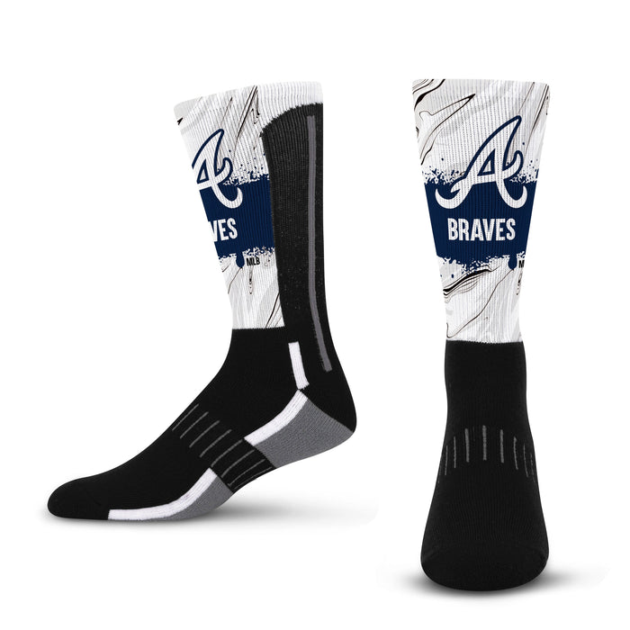Atlanta Braves Phenom Curve Oily Blanc