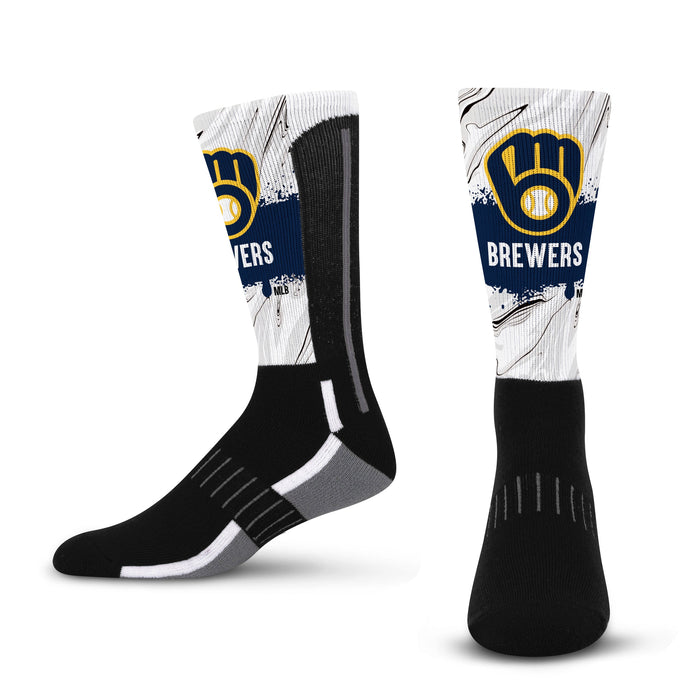 Milwaukee Brewers Phenom Curve Oily Blanc