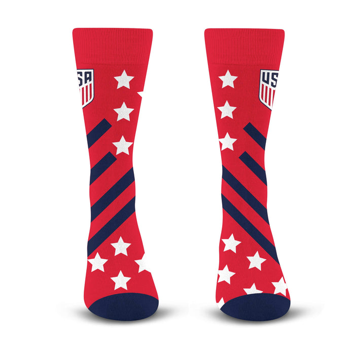 USWNT Phenom Curve Mallory Swanson Jersey Splat Socks, Youth Size | for Bare Feet