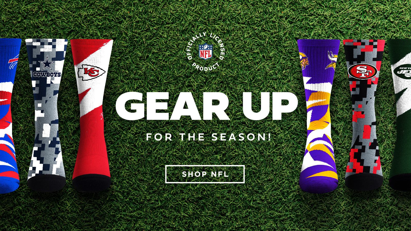 For Bare Feet San Francisco 49ers Spray Zone Socks