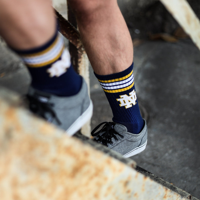 for Bare Feet Men's RMC Multi Stripe Crew Sock NFL