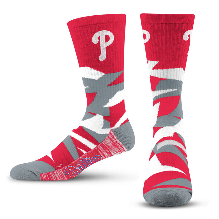 Philadelphia Phillies BP PHI Jersey Stance MLB Baseball Socks Large Men's  9-13