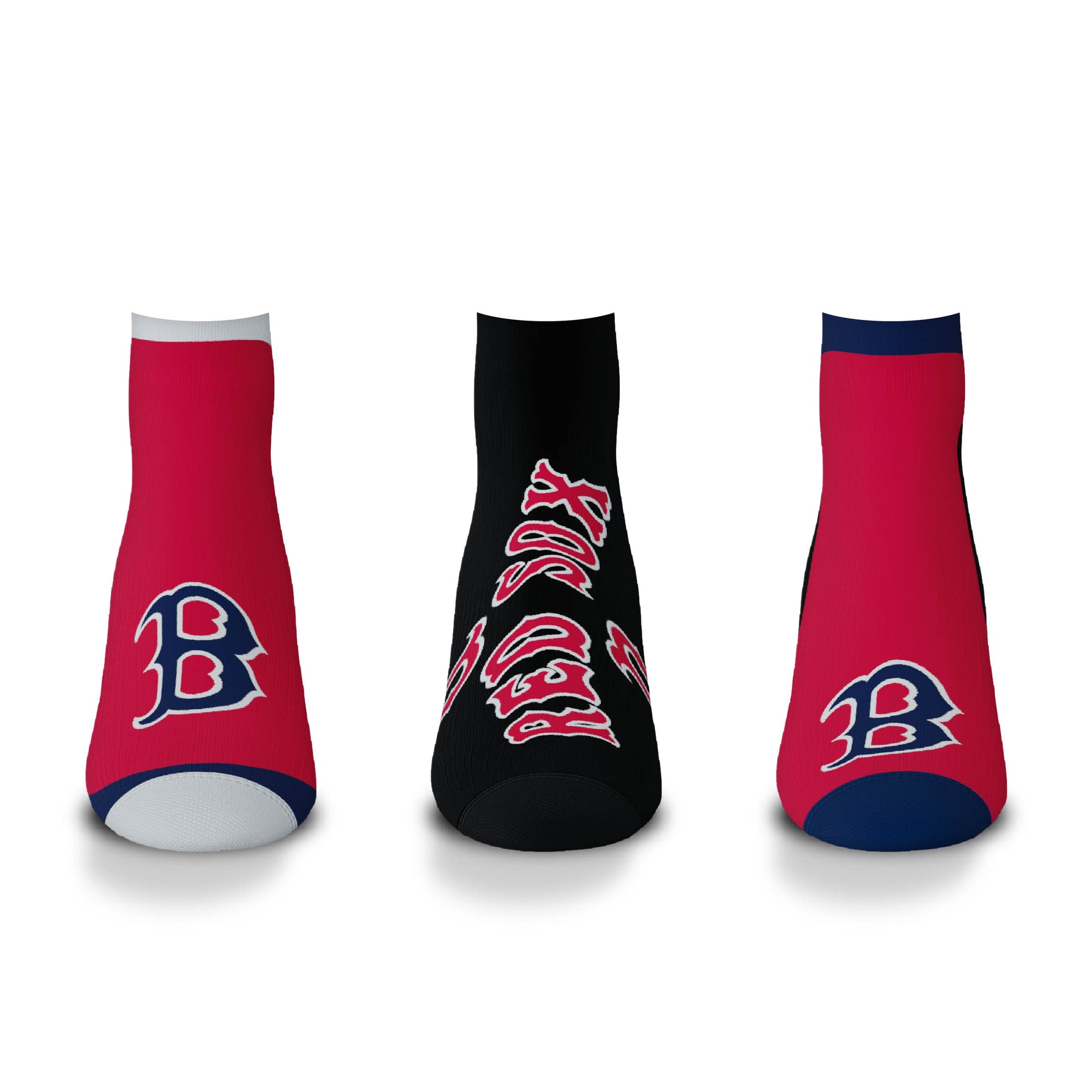 Boston Red Sox - Flash 3 Pack Socks