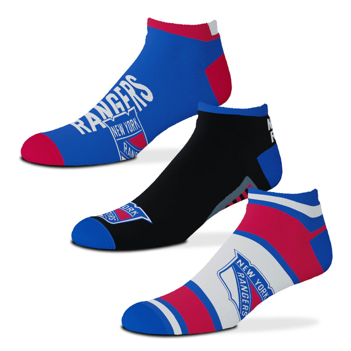 for Bare Feet MVP Crew Sock - New York Rangers - Adult - New York Rangers - L