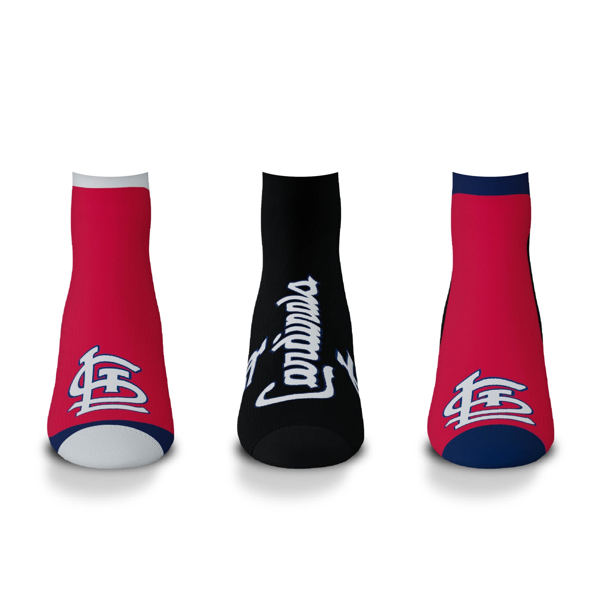 St. Louis Cardinals - Flash 3 Pack Socks