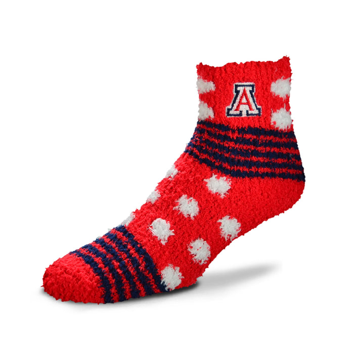 for Bare Feet Arizona Wildcats Women's Four Stripe Socks Size: Medium