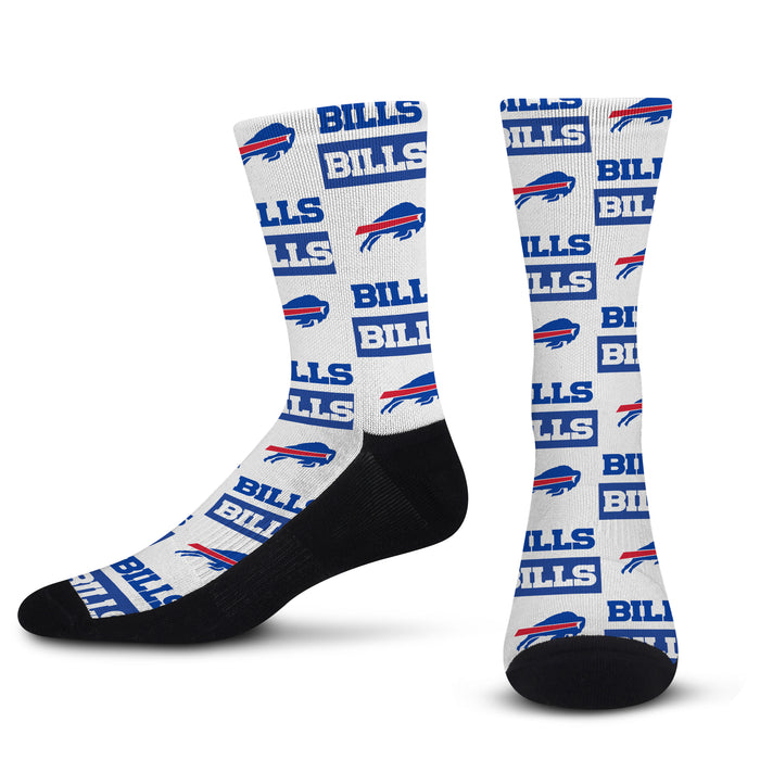 YOUTH BUFFALO BILLS CREW SOCKS