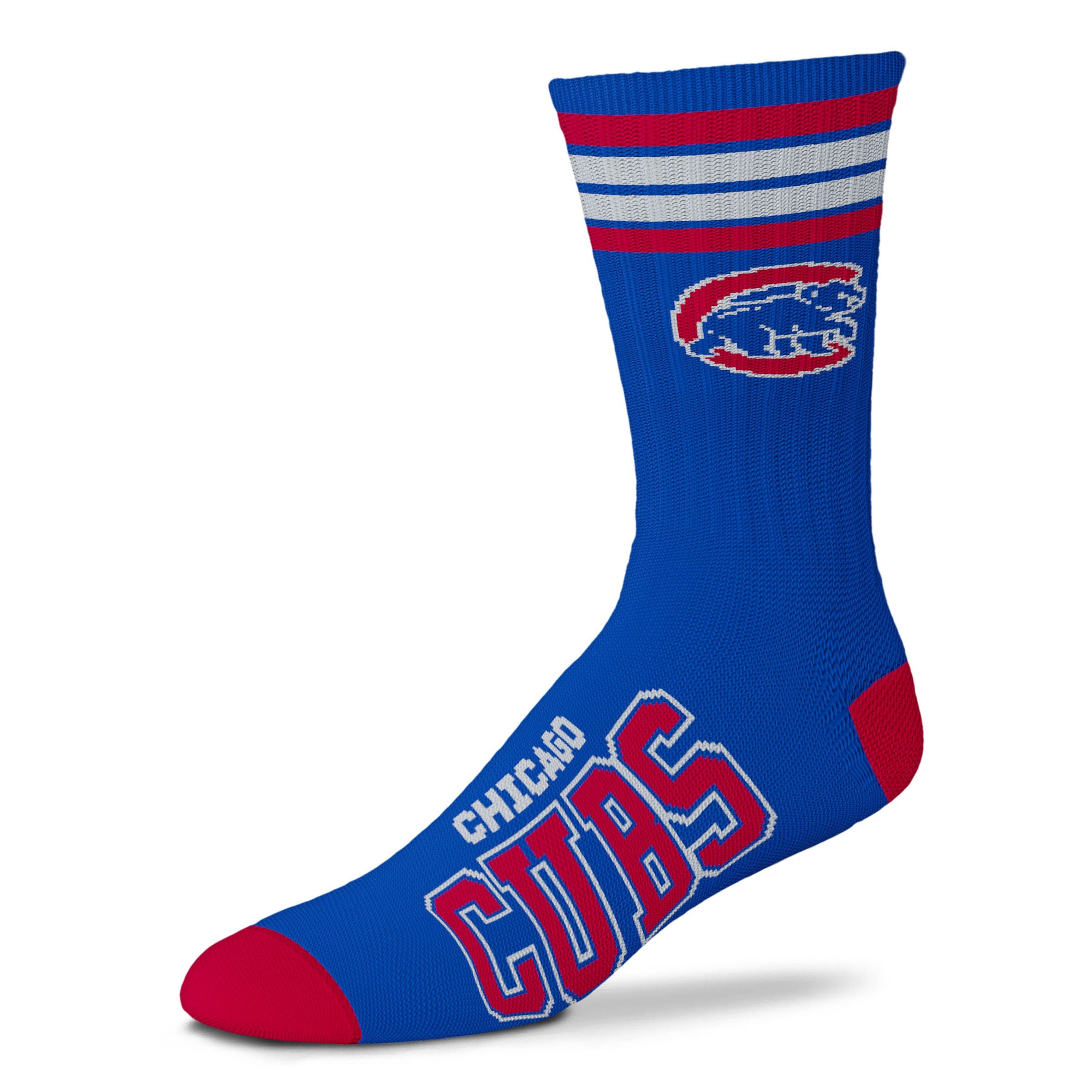 Chicago Cubs - 4 Stripe Deuce Socks