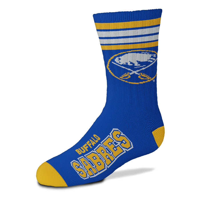 Buffalo Sabres Bison Head Logo- Blue/Yellow