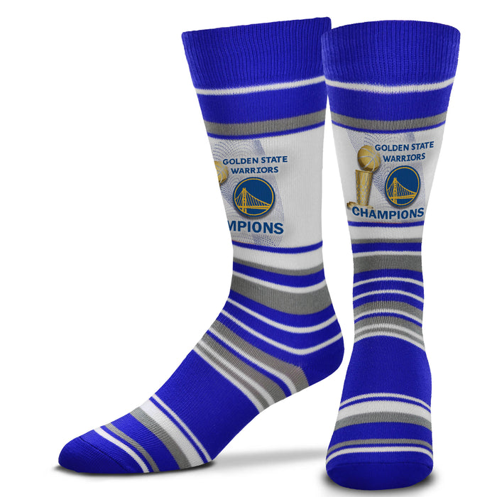 golden state warriors dress socks Men's Stance Golden State Warriors Trophy Twist Crew Socks