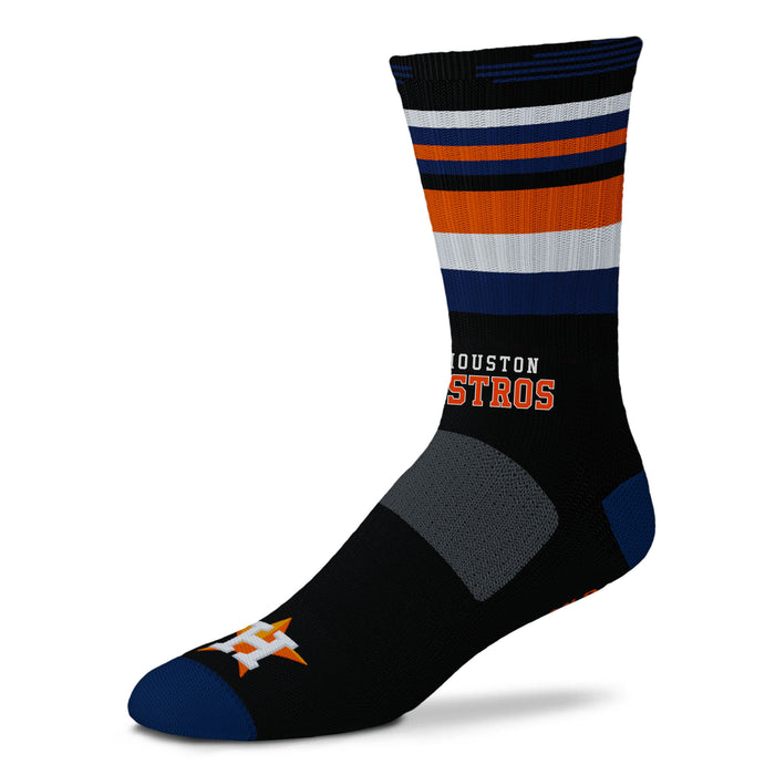 For Bare Feet Adults' Houston Astros Cooperstown 5-Stripe Cotton