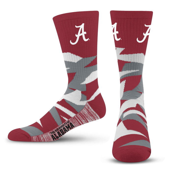 For Bare Feet Adults' University of Alabama Yeti Sweater Crew Socks