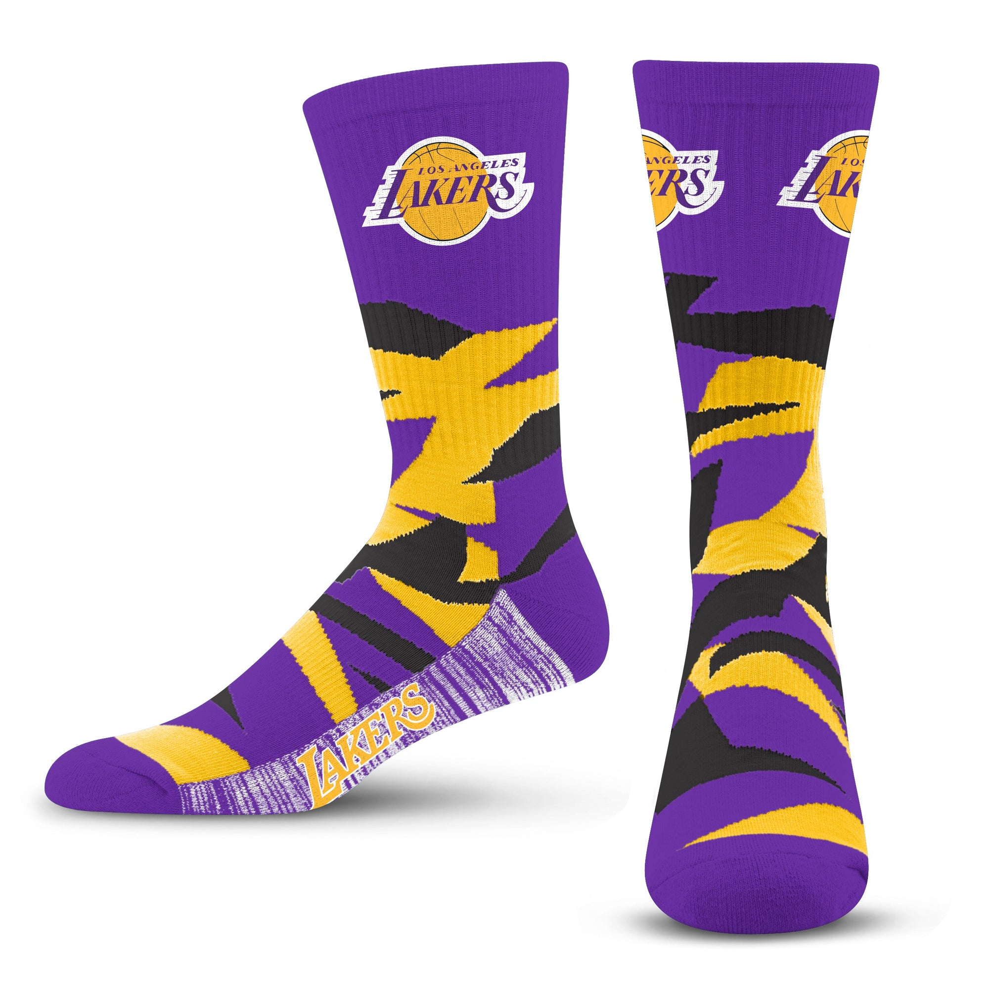 Los Angeles Lakers Breakout Premium Crew Socks