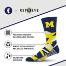 Michigan Wolverines Breakout Premium Crew Socks