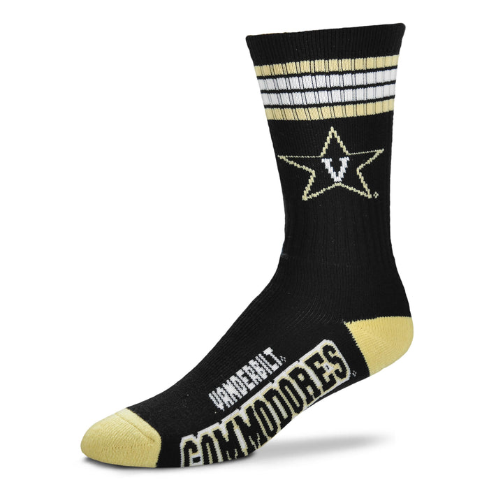 Women's ZooZatz Vanderbilt Commodores Fuzzy Dot Ankle Socks