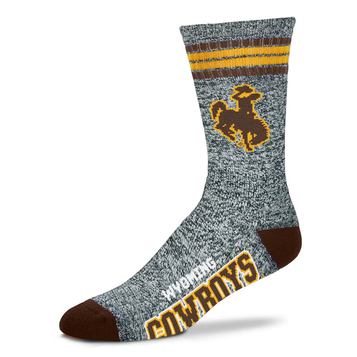 Wyoming Cowboys - Marbled 4 Stripe Deuce
