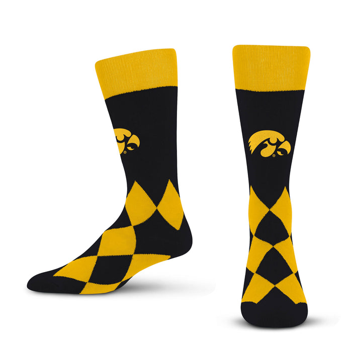 Iowa Hawkeyes Argyle Socks