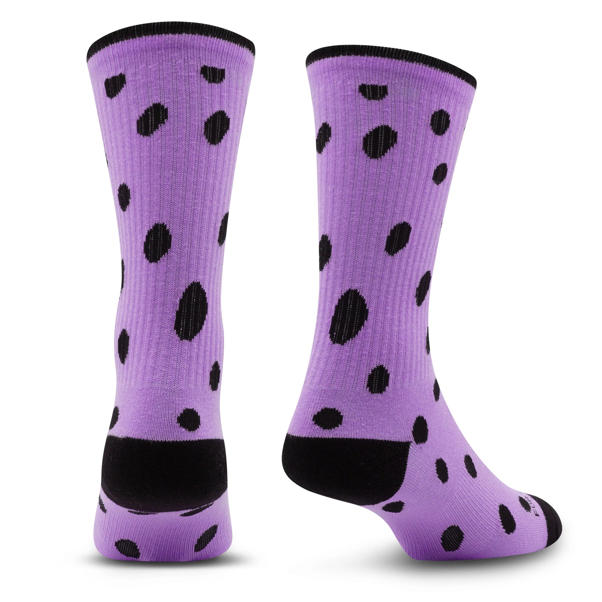 Premium Crew Socks Dottie Purple