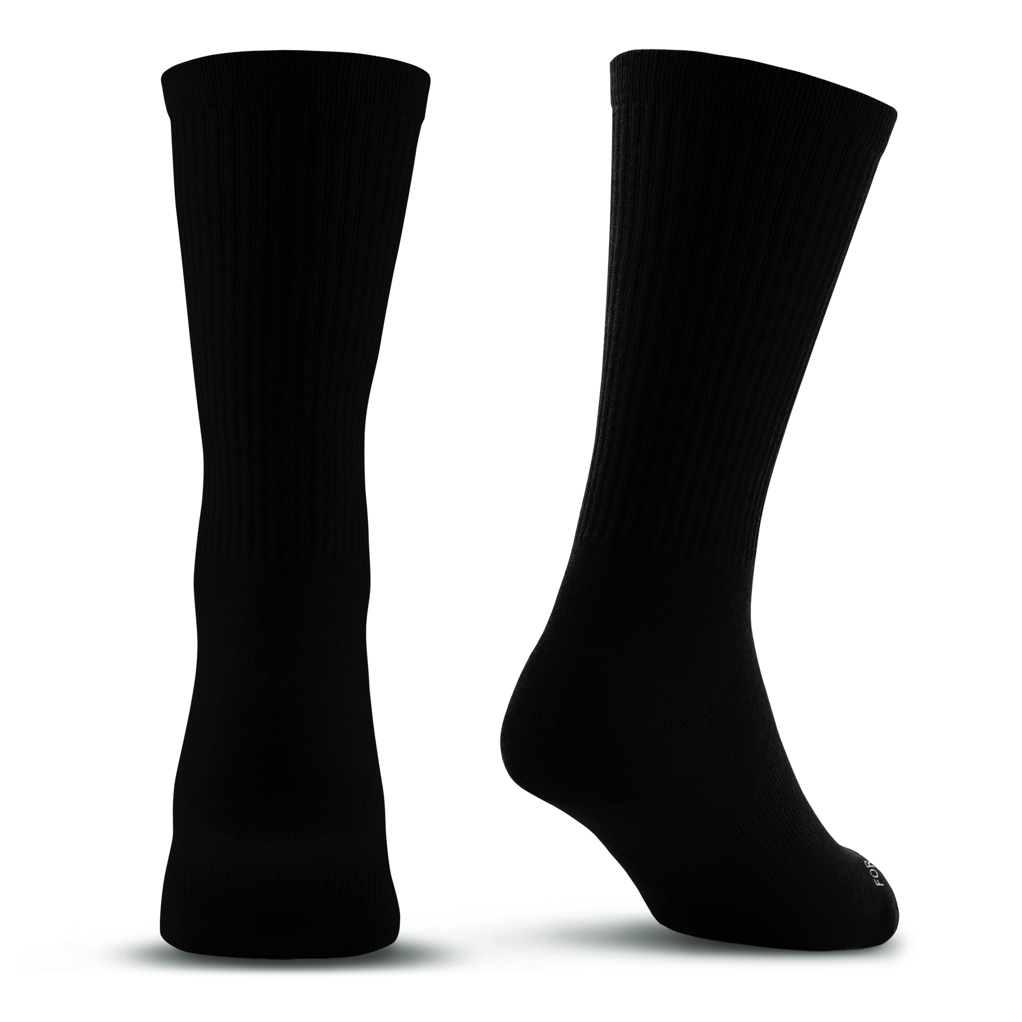 Premium Crew Socks 3 Pack Black