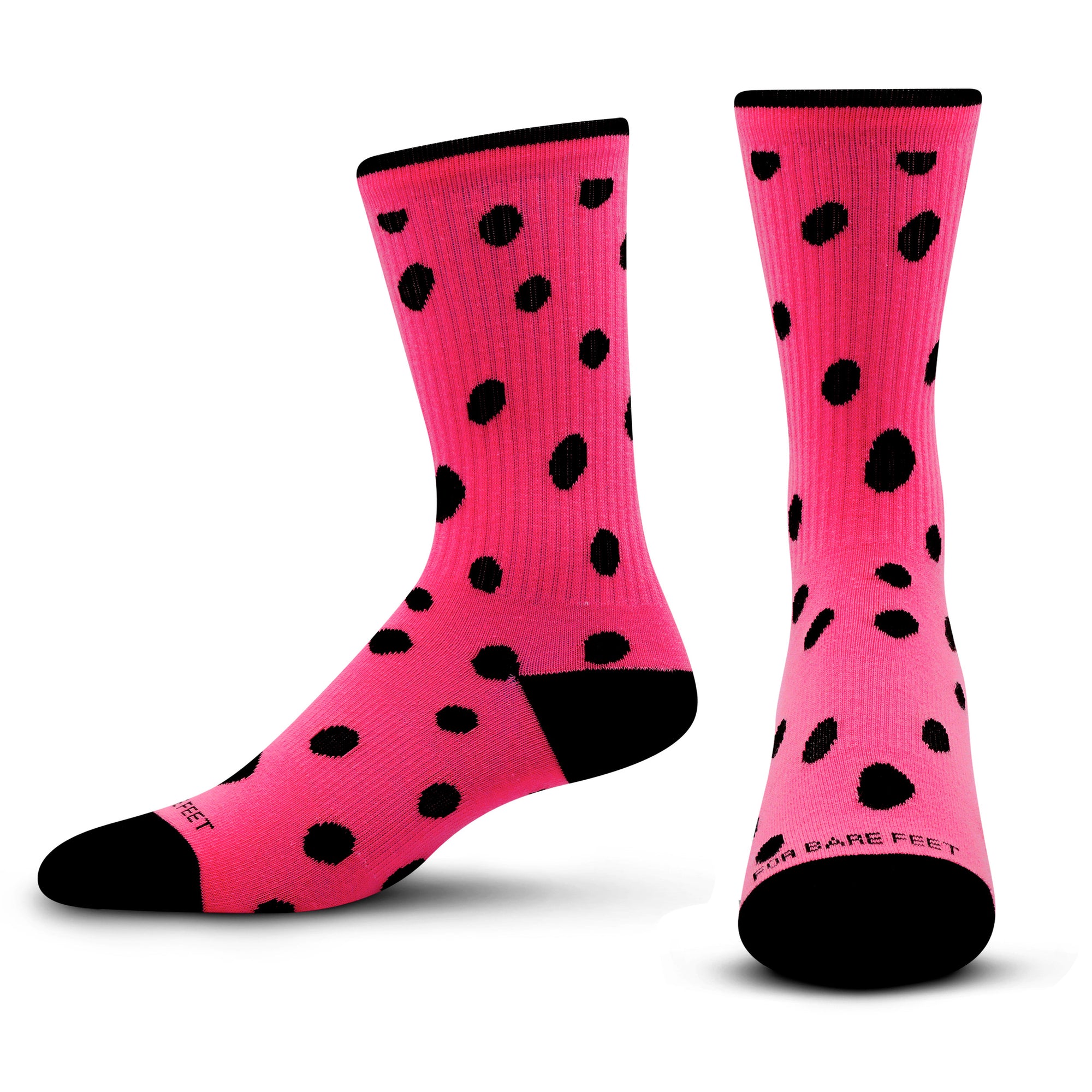 Premium Crew Socks Dottie Pink