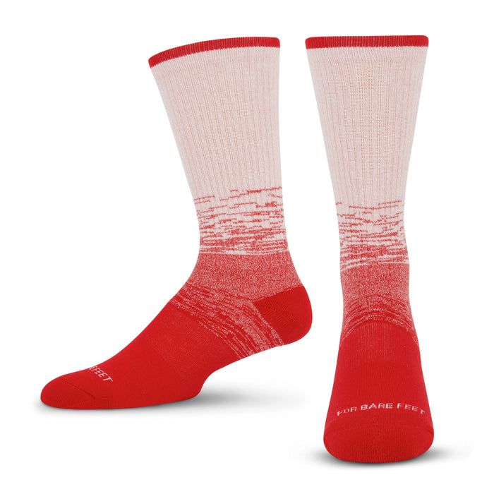 Premium Crew Socks Static Stripe Red
